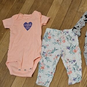 Two Carter's Set with Onesies and Pants